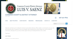 Desktop Screenshot of cameroncountyda.com