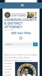 Mobile Screenshot of cameroncountyda.com