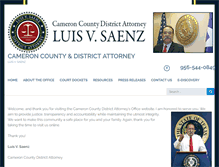 Tablet Screenshot of cameroncountyda.com